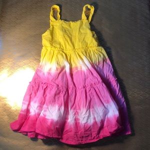 Isaac Mizrahi yellow and pink sundress